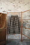 AVIVA JIFEI XUE 25 Autumn/Winter Contrast Color Mac Jacket/Cocoon Pants AJX-FW25-CMC-NBBWC-Natural Brown Pants